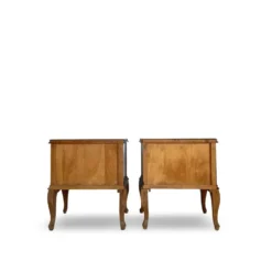 Tables de chevet/commodes Chippendale italiennes, années 1940/1950.