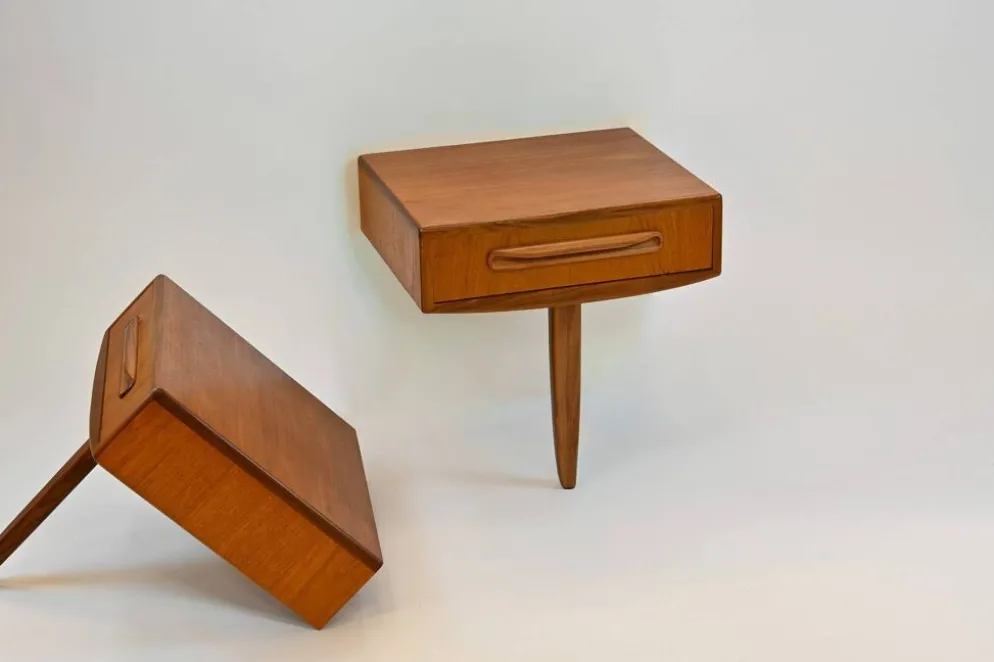 Tables de Chevet G-Plan en teck