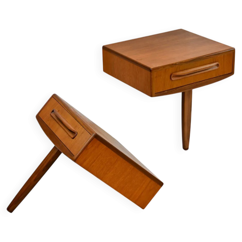 Tables de Chevet G-Plan en teck