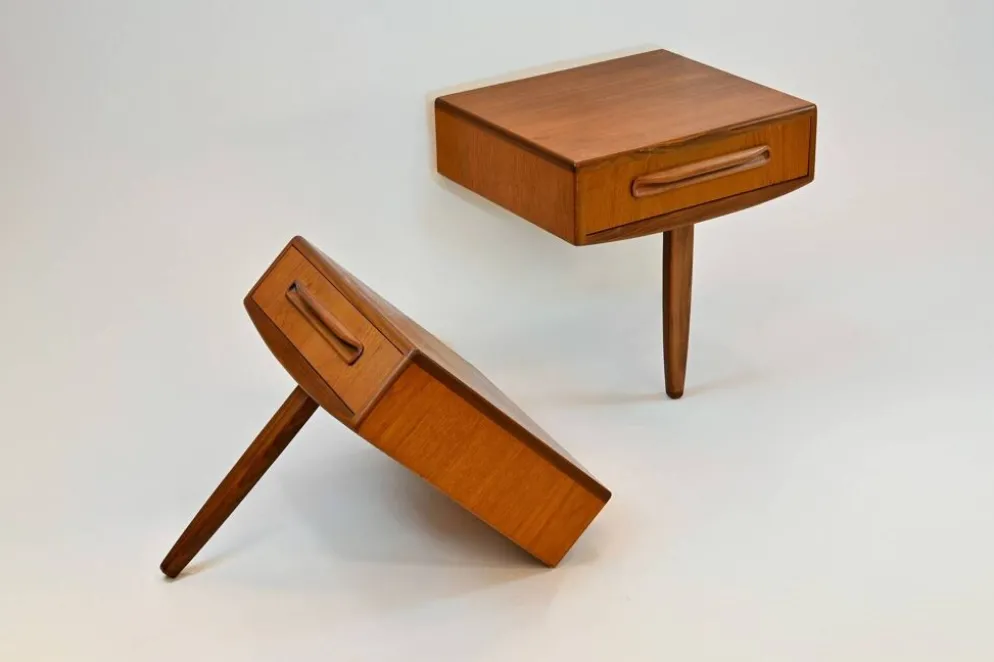 Tables de Chevet G-Plan en teck