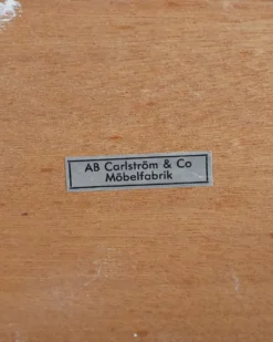 Tables de chevet par AB Carlström & Co Möbelfabrik, Suède, années 1950-60.