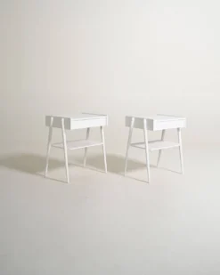 Tables de chevet par AB Carlström & Co Möbelfabrik, Suède, années 1950-60.