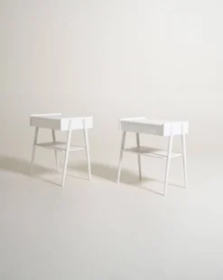 Tables de chevet par AB Carlström & Co Möbelfabrik, Suède, années 1950-60.