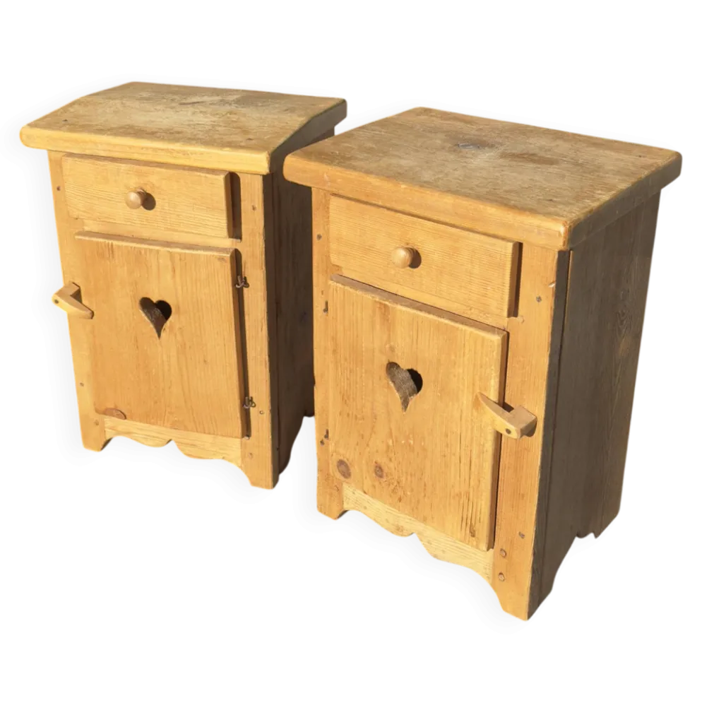 2 tables de chevet rustique Meribel