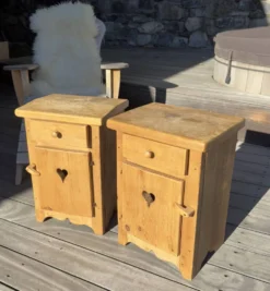 2 tables de chevet rustique Meribel