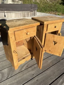 2 tables de chevet rustique Meribel