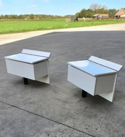 2 tables de chevet / tables de nuit B&B Italia