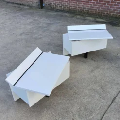 2 tables de chevet / tables de nuit B&B Italia