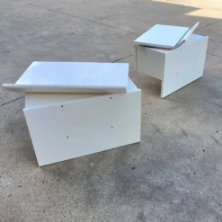 2 tables de chevet / tables de nuit B&B Italia