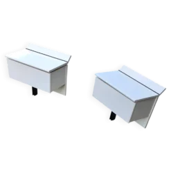 2 tables de chevet / tables de nuit B&B Italia