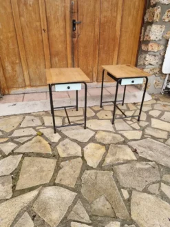 2 Tables de chevet vintage