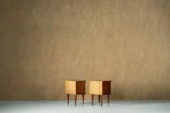 Tables de chevet vintage, ensemble de 2, Italie années 1970