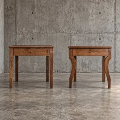 2 tables de nuit assorties / tables d'appoint / années 1980