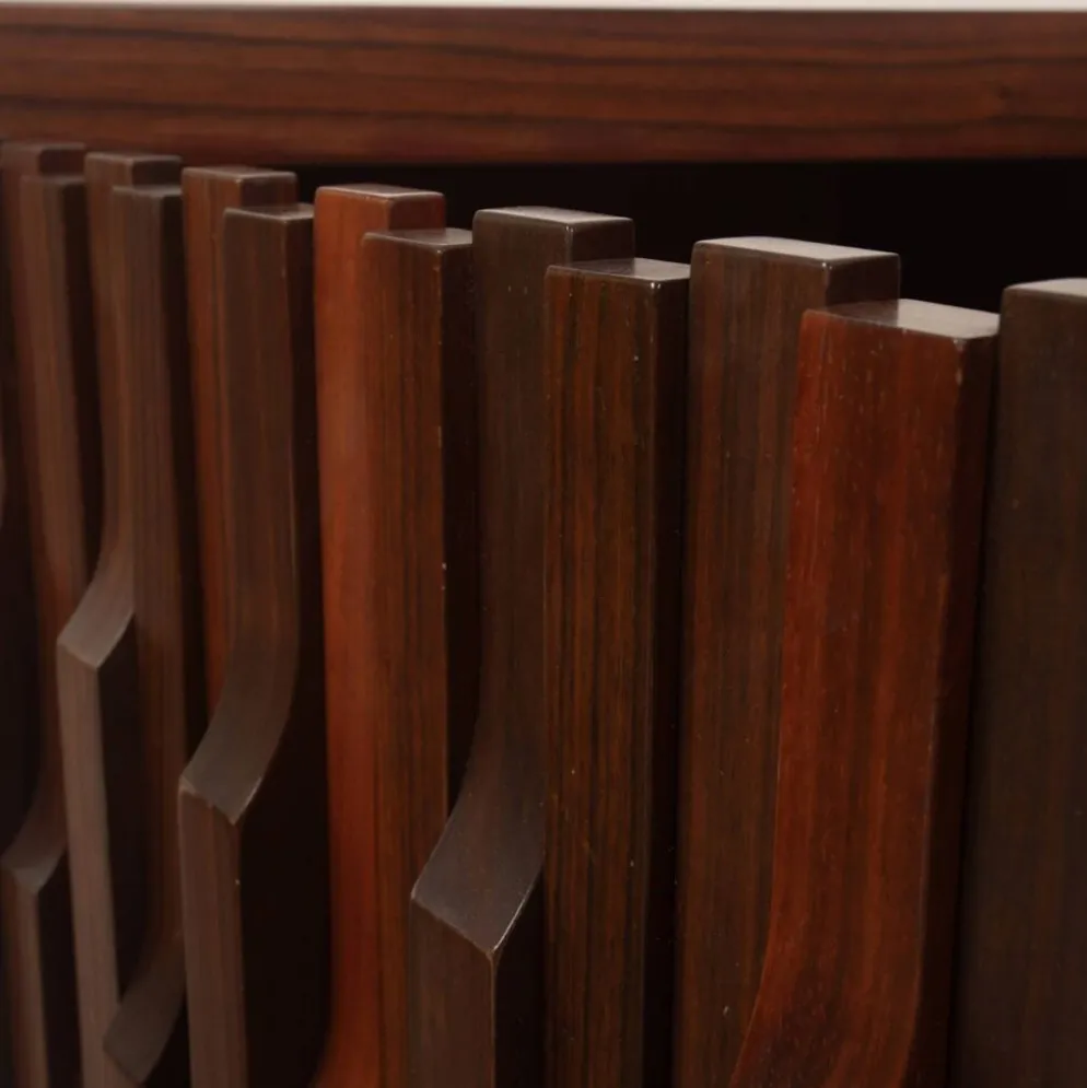Tables de nuit en bois de padouk Gaetano Frigerio du milieu du siècle par Frigerio