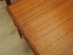 Tables en teck, design danois, années 1970, fabriqué au Danemark