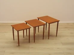 Tables en teck, design danois, années 1970, fabriqué au Danemark