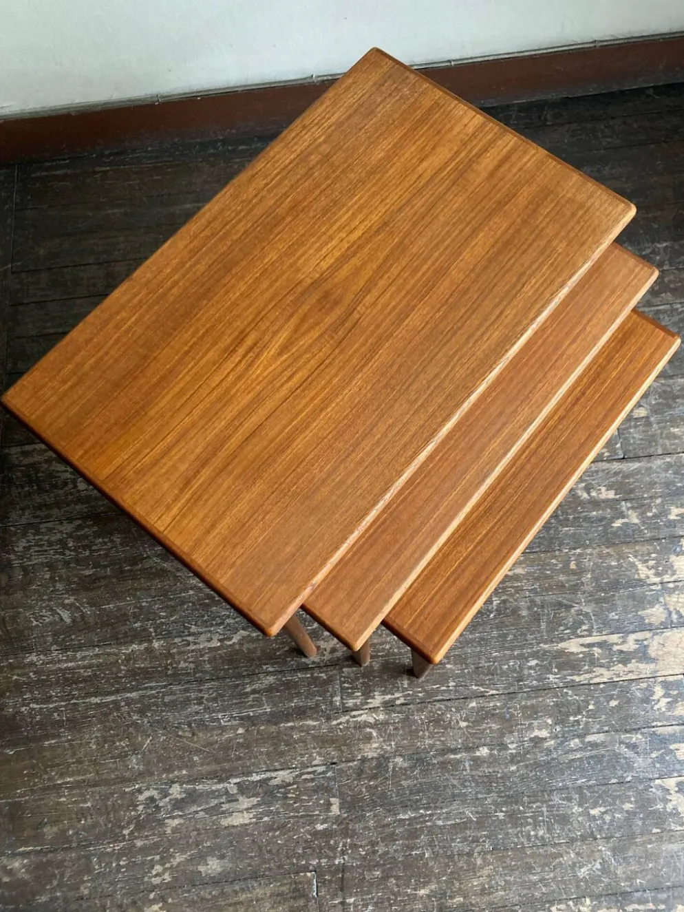 Tables gigogne de Kai Kristiansen édité par VM Denmark 1950