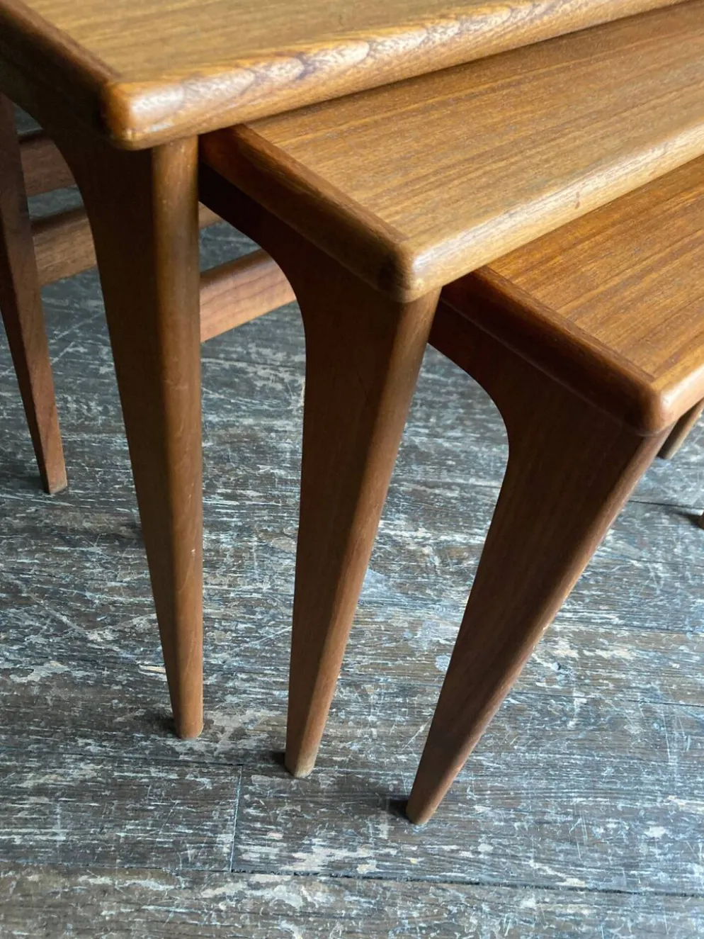Tables gigogne de Kai Kristiansen édité par VM Denmark 1950