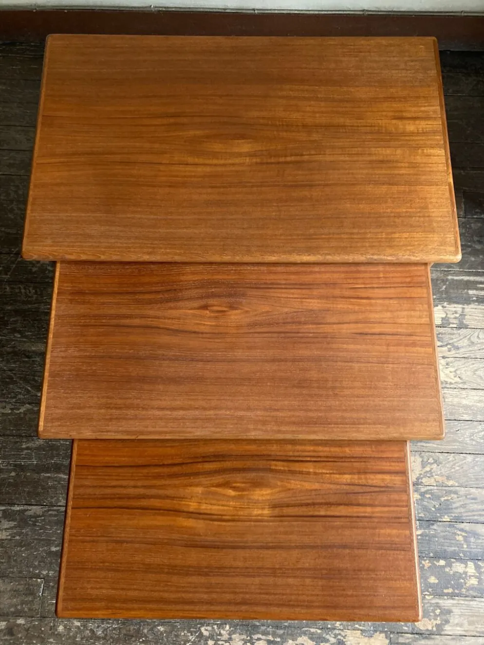 Tables gigogne de Kai Kristiansen édité par VM Denmark 1950