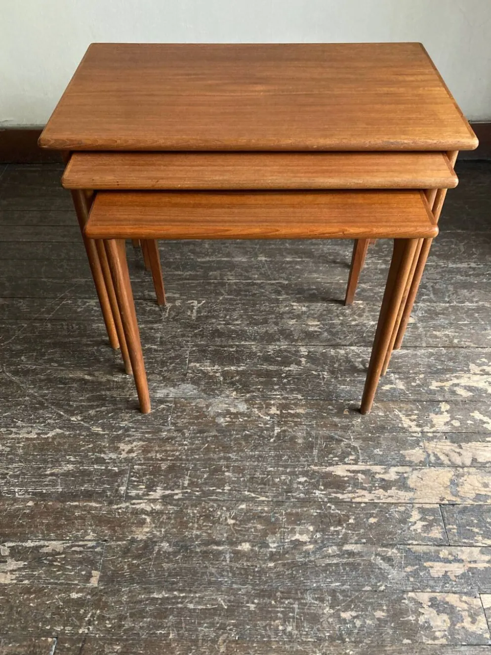 Tables gigogne de Kai Kristiansen édité par VM Denmark 1950