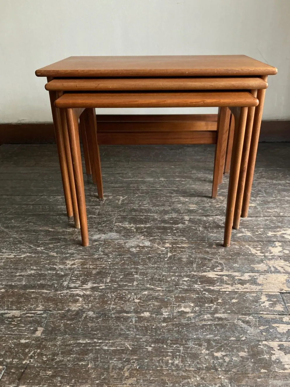 Tables gigogne de Kai Kristiansen édité par VM Denmark 1950