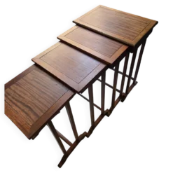 tables gigognes acajou