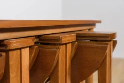 Tables gigognes danoises des années 50 par Poul Hundevad pour Novy Domov, Tchécoslovaquie, années 1960, ensemble de 5.