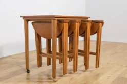 Tables gigognes danoises des années 50 par Poul Hundevad pour Novy Domov, Tchécoslovaquie, années 1960, ensemble de 5.