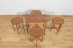 Tables gigognes danoises des années 50 par Poul Hundevad pour Novy Domov, Tchécoslovaquie, années 1960, ensemble de 5.