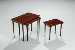 3 tables gigognes danoises en palissandre, Danemark, 1960