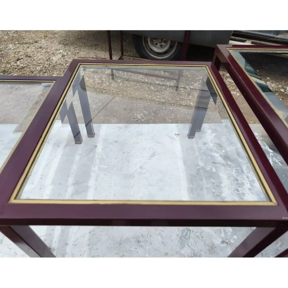 3 tables gigognes design des années 70/80
