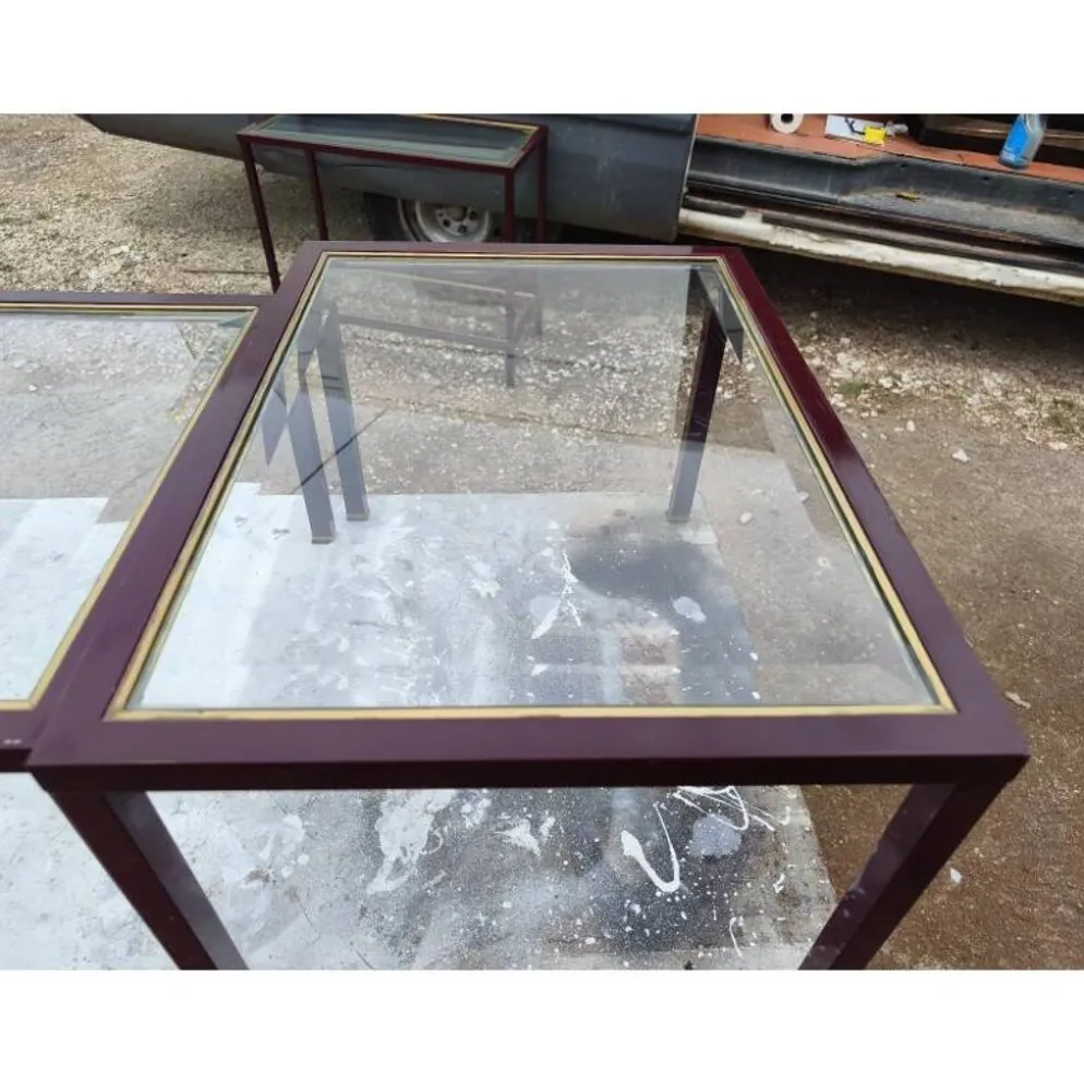 3 tables gigognes design des années 70/80