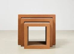 Tables gigognes 'Easy Edges' de Frank O. Gehry pour Vitra 1972
