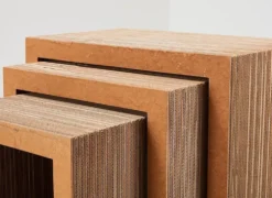 Tables gigognes 'Easy Edges' de Frank O. Gehry pour Vitra 1972