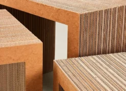 Tables gigognes 'Easy Edges' de Frank O. Gehry pour Vitra 1972