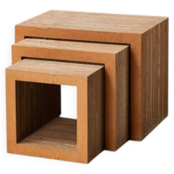 Tables gigognes 'Easy Edges' de Frank O. Gehry pour Vitra 1972