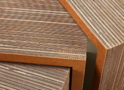 Tables gigognes 'Easy Edges' de Frank O. Gehry pour Vitra 1972