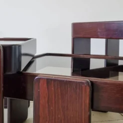 Tables gigognes empilables Gianfranco Frattini pour Cassina (lot de 3)