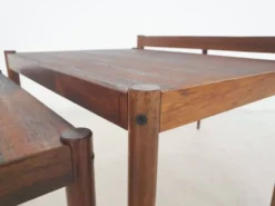 Tables gigognes en bois du milieu du siècle, Pays-Bas, années 1950