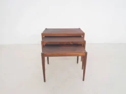 Tables gigognes en bois du milieu du siècle, Pays-Bas, années 1950