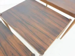 Tables gigognes en bois du milieu du siècle, Pays-Bas, années 1950
