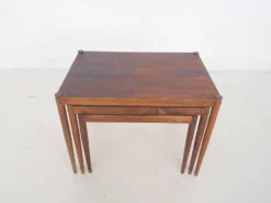 Tables gigognes en bois du milieu du siècle, Pays-Bas, années 1950
