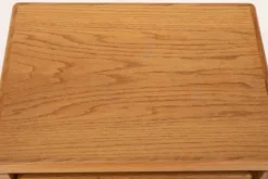 Tables gigognes en chêne vintage par Van Den Berghe Pauvers, années 1970, ensemble de 3
