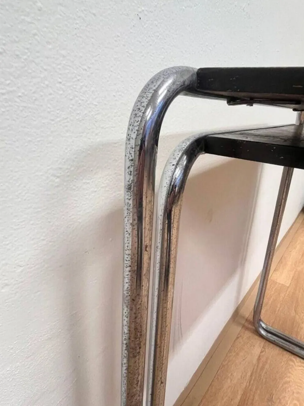 Tables gigognes en chrome Bauhaus B9, Marcel Breuer, années 1930