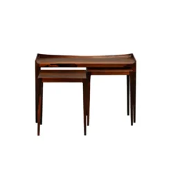 Tables gigognes en palissandre Kurt Østervig modèle 223 pour Jason Møbler, Danemark