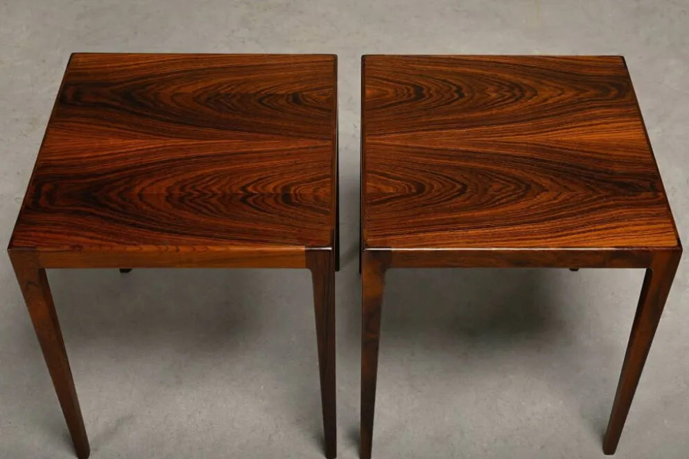 Tables gigognes en palissandre Kurt Østervig modèle 223 pour Jason Møbler, Danemark