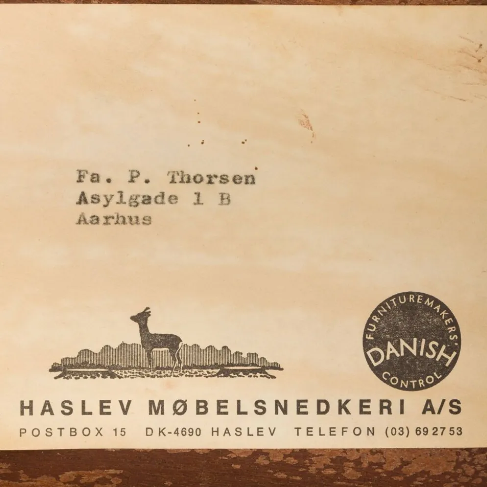 Tables gigognes en palissandre Severin Hansen, Haslev, Danemark, années 1960. Lot de 3