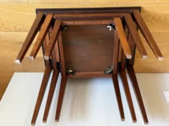 3 tables gigognes en palissandre - Danemark années 60