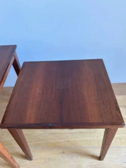 3 tables gigognes en palissandre - Danemark années 60