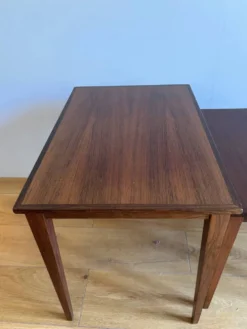 3 tables gigognes en palissandre - Danemark années 60